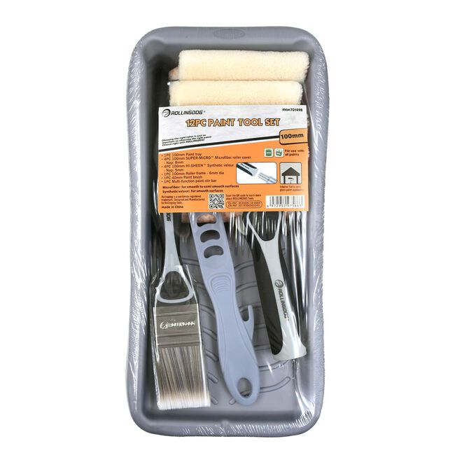 Rolling Dog 4" Paint Tool Set 12pc